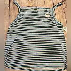 New Old Navy Ribbed Tank Stripes Size XXXL